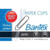 BANTEX PAPER CLIPS SILVER BOAT SHAPED