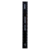 Marlin Ruler Plastic 30cm Black 10’s Edo