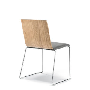 MODUS Chair Sleigh Upholstered seat 5 77357 MODUS Chair Uphl seat Sleigh base Chrome 3082ad7554da495b3bd44f1d49a972b0