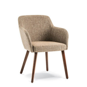Boxx Armchair Timber Legs