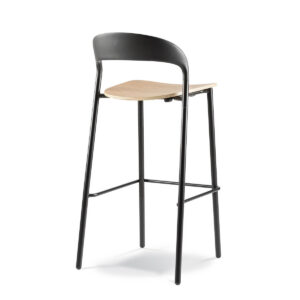 85573 TWIST Barstool Black Wood 3082ad7554da495b3bd44f1d49a972b0