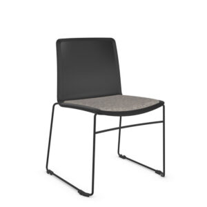 Hop Chair 2 88581 HOP Sleigh Base Upholstered seat 3082ad7554da495b3bd44f1d49a972b0