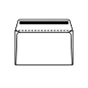 Merpak Env C6 114×162 White Gummed Opq Wind 500
