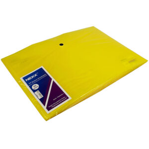 Nexx Document Envelope Button A4 Yellow