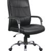 Chrome Panel High Back - Black