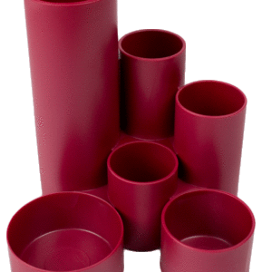 Nexx Desk Tidy Round Up Burgundy