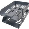 Nexx Letter Tray – Set 2pk + Risers Grey