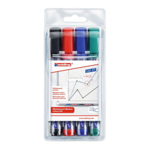 Edding Marker W/brd Bullet M E360 Asst Wlt 4 1 Edding Marker W/brd Bullet M E360 Asst Wlt 4
