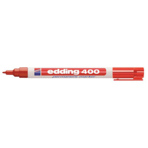Edding Marker Perm Bullet F E400 Red 1 Edding Marker Perm Bullet F E400 Red