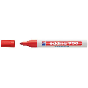 Edding Marker Paint M E750 Red 1 Edding Marker Paint M E750 Red