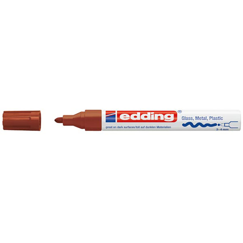 E750-07-1.jpg Edding Marker Paint M E750 Brown