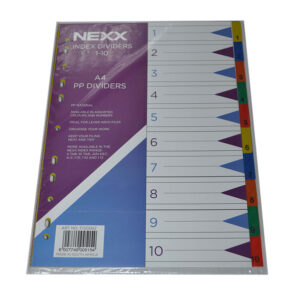 Nexx File Index Pp A4 1-10 Asst