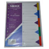 Nexx File Divider Pp A4 5 Tab Asst