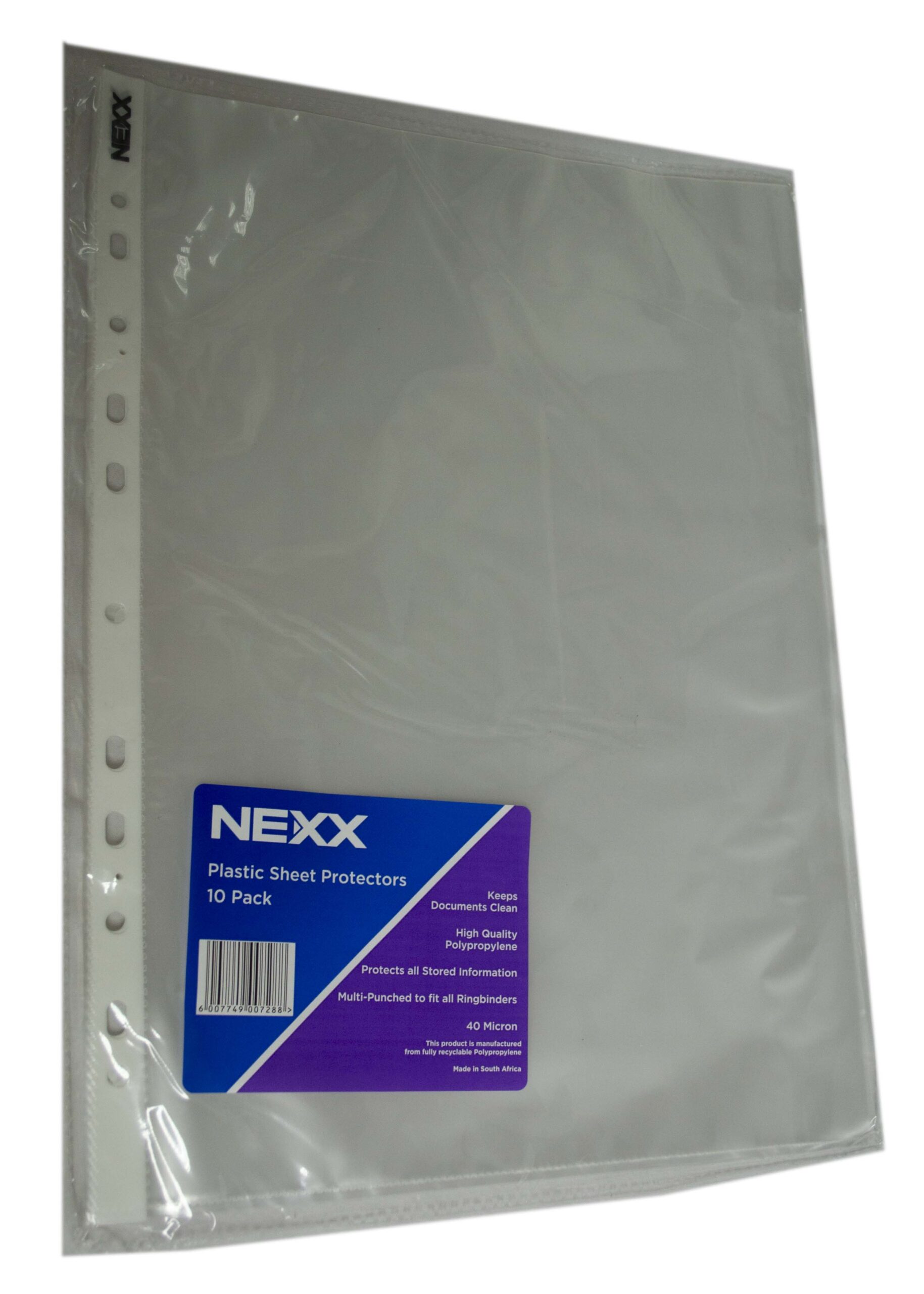FLI0086-scaled-2.jpg Nexx Filing Sleeves A4 Pp 40mic 10pk