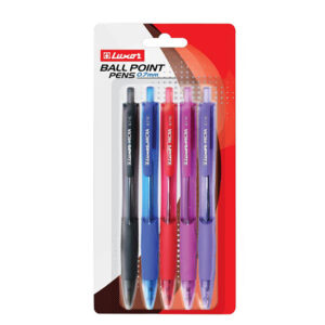 Luxor Pen Bpn Retr F 0.7 Micra Grip Asst Crd 5 1 Luxor Pen Bpn Retr F 0.7 Micra Grip Asst Crd 5