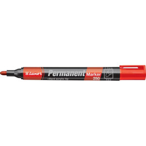 Luxor Marker Perm Bullet M 250 Red 1 Luxor Marker Perm Bullet M 250 Red