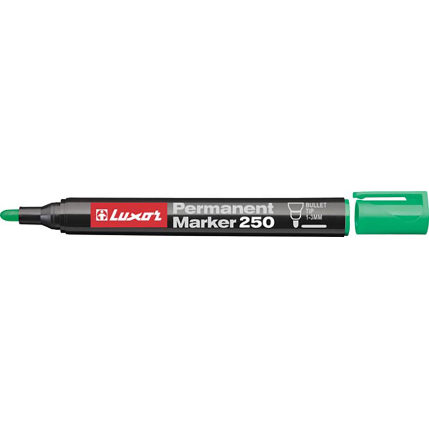LUX-3454-2.jpg Luxor Marker Perm Bullet M 250 Green
