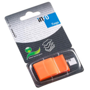 Info Flags Standard Info Bright Orange 50’s