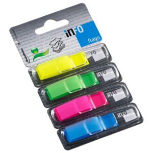 Info Flags Mini Info Solid Asst Bright 144’s