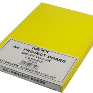 Nexx Project Board Bright A4 160g Yellow