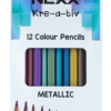Nexx Colour Pencil Long Metallic Colours Box 12’s