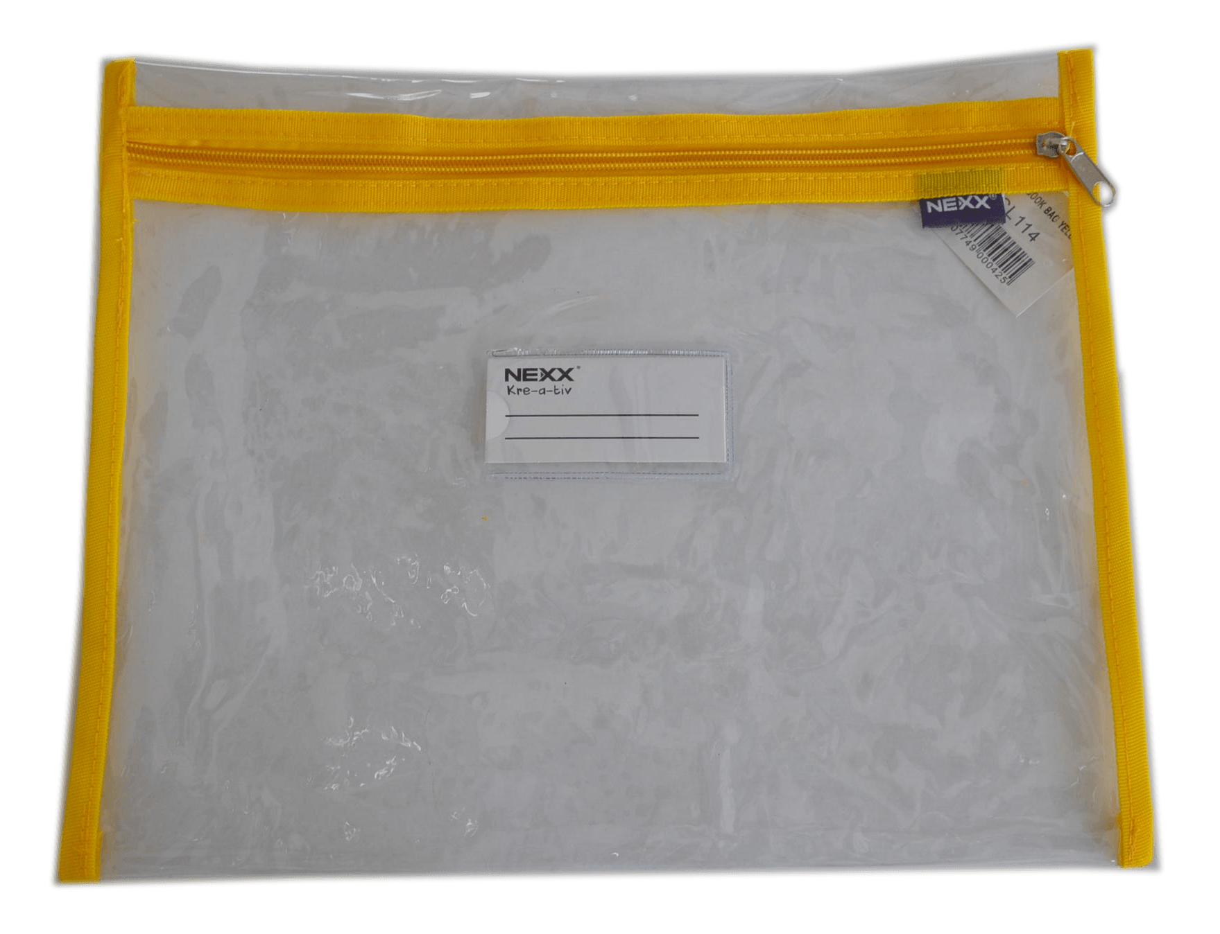 PCL114.png Nexx Bag Book Bag Pvc Clear Yellow