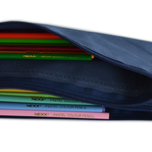 Nexx Pencil-bag Fabric 33cm 3 Pocket Brown