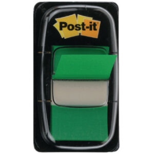 3M Flags Standard Post-it Green 50’s