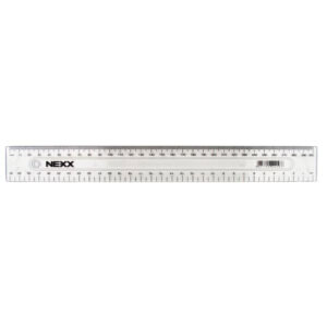 Nexx Ruler Plastic 30cm Clear