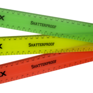 Nexx Ruler Plastic 30cm Colour Neon 10’s