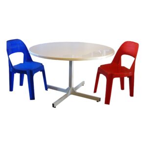 Round Centre Pedestal Tables Fibreglass