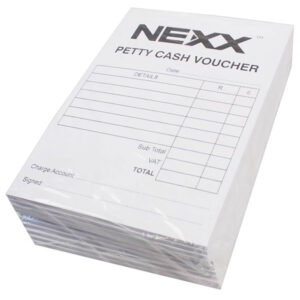 Nexx Petty Cash Vouchers 40sht
