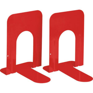 Genmes Book-ends 134mm Steel Asst 2pk