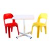 Square Centre Pedestal Tables melamine