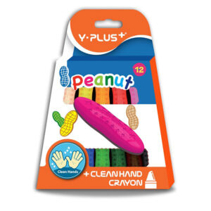 Yplus Crayons Wax Shaped Peanut 12’s
