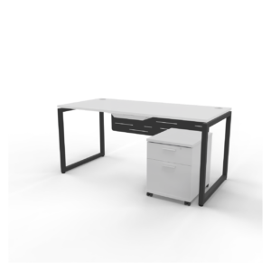 BETTR A-LEG SLIM SINGLE DESK SHARED PEDESTAL
