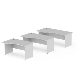 DISCOVERY 32MM CLUSTER DESK LHS 32MM TOP 22MM LEGS