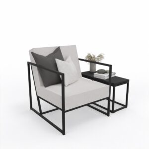 CUBE LOUNGE CHAIR UNCOVERED