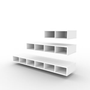 ELEVATE OPEN STORAGE BOX+SHELF LARGE