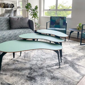 SHELL PETAL COFFEE TABLE LARGE STD HPL+PLY