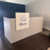 entrawood trio reception counter in situ 02