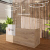 entrawood trio reception square panel
