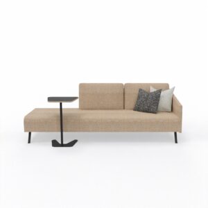 ENVY DAY LOUNGER LHS WITH BACK CUSHION-UNCOVERD