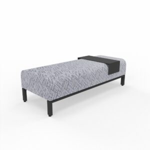 COCOON OTTOMAN STEEL TRAY