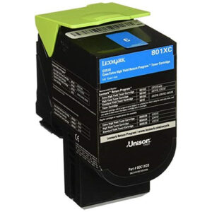 Lexmark 708hce Cyan High Yield Corporate Toner Cartridge