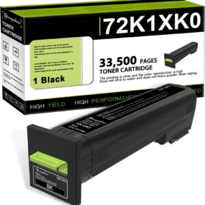 Lexmark Cs820 Black Extra High Yield Return Programme Toner Cartridge 1 kolok 53471