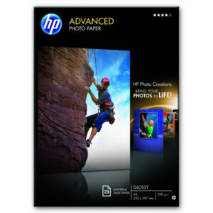 HP Advanced Glossy Photo Paper A4 250gm 25 Sheets