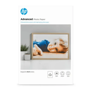HP Advanced Gloss Photo Paper 20 Sheets Contains 20 Sheets Of HP