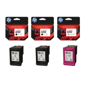 HP Blister 650 Original Black Dual Pack