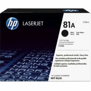 HP 81a Original Black Laserjet Toner Cartridge For HP Laserjet Mfp M630